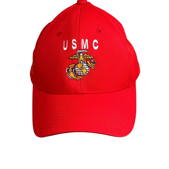 Sport-Tek Other - USMC Hat Cap Embroidered American Flag Adjustable Military EGA Marines Gift
